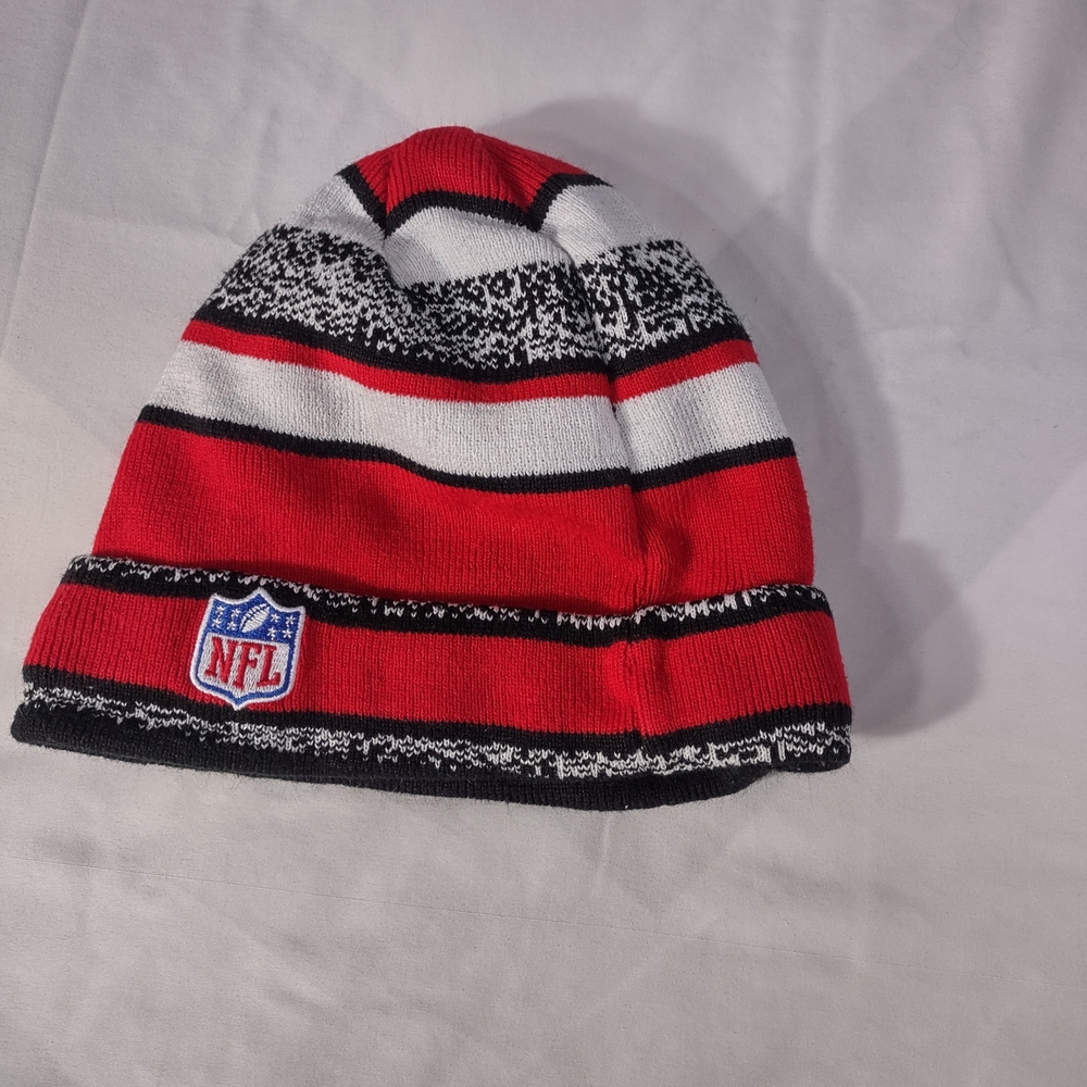 NFL Red and Black Knit Beanie